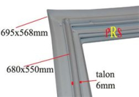 GUARNIZIONE PORTA 696x570 mm
