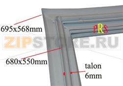 GUARNIZIONE PORTA 696x570 mm 