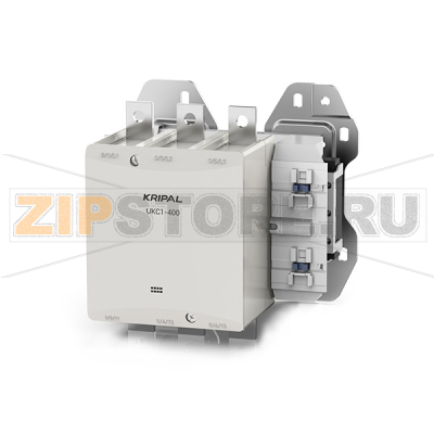 Контактор 400 А, 230 В/AC, 2NO+2NC, 3 полюса, IP20 Kripal UKC1-400-22-230AC 