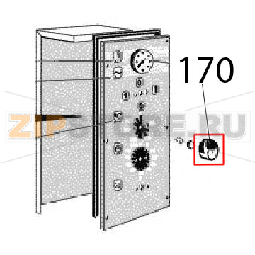Electric control knob Angelo Po FC241G Electric control knob Angelo Po FC241GЗапчасть на деталировке под номером: 170