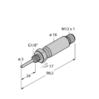 Датчик температуры Turck TTMS-103A-G1/8-LIUPN-H1140-L024