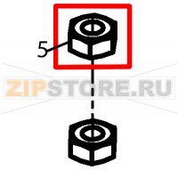 Hexagonal nut M.6 Fagor VG-201