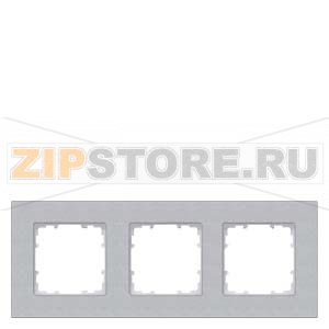 DELTA MIRO  АЛЮМИНИЕВЫЙ МЕТАЛЛИК РАМКА 3-МЕСТНАЯ Siemens 5TG1113-1 