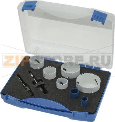 КОМПЛЕКТ ИЗ 7 ЧАШЕОБРАЗНЫХ СТАЛЬНЫХ ПИЛ HSS 