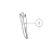 Small shield lever support Vema SP 2072