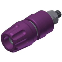 Зажим полюсный 35 А, фиолетовый, 1 шт Hirschmann PKI 10 A