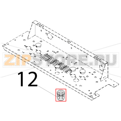 Pressacavo and ghiera Angelo Po BX61E Pressacavo and ghiera Angelo Po BX61EЗапчасть на деталировке под номером: 12