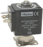 SOLENOID VALVE PARKER 2-WAY 220/240V 9W