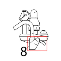 Single-hole cock Tecnoinox P70IE7