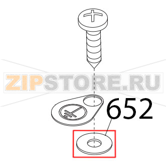 Rondella dentel. DIN6798-A D 4E Sirman Mirra 250 C Rondella dentel. DIN6798-A D 4E Sirman Mirra 250 CЗапчасть на деталировке под номером: 652