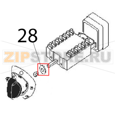 Protezione termostato Angelo Po 2G1PE2E Protezione termostato Angelo Po 2G1PE2EЗапчасть на деталировке под номером: 28