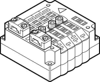 Интерфейс электрический Festo CPV14-GE-ASI-4E3A-ZM8