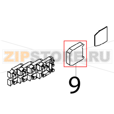 Ground terminal Angelo Po BX101E Ground terminal Angelo Po BX101EЗапчасть на деталировке под номером: 9