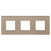 Рамка трехместная, двухмодульная, брызги шампанского ABB 2CLA227300N3901