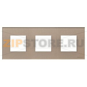 Рамка трехместная, двухмодульная, брызги шампанского ABB 2CLA227300N3901 