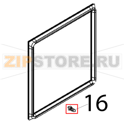 Pin Angelo Po FX61E1 Pin Angelo Po FX61E1Запчасть на деталировке под номером: 16