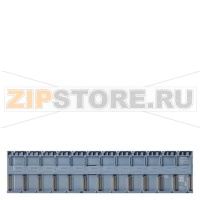 SIMATIC S7-1500 / ET 200MP; active backplane bus 12 slots for inserting S7-1500 I/O modules for hot swapping; for use in the ET 200MP with IM 155-5 PN HF (from FW V4.4.1); S7-1500 mounting rail and slot covers to be ordered separately Siemens 6ES7590-0BL0