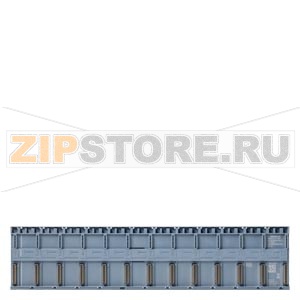 SIMATIC S7-1500 / ET 200MP; active backplane bus 12 slots for inserting S7-1500 I/O modules for hot swapping; for use in the ET 200MP with IM 155-5 PN HF (from FW V4.4.1); S7-1500 mounting rail and slot covers to be ordered separately Siemens 6ES7590-0BL0 