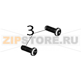 Screw, TP2*6 , MOQ 50 pcs TSC Alpha-2R Screw, TP2*6 , MOQ 50 pcs TSC Alpha-2RЗапчасть на деталировке под номером: 3