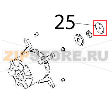 Gasket Angelo Po FX61E2 Gasket Angelo Po FX61E2Запчасть на деталировке под номером: 25