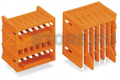 MCS MINI Двухуровневая вилка THT; 1.0 x 1.0 mm solder pin; угловые; 100% защита от неправильного подсоединения; Шаг контактов 3,81 мм; 24-пол.; оранжевые Wago 734-442/001-000 Сечение контактов 1 x 1 мм позволяет проводить ток до 10 A100% защита от неправильного подсоединенияВозможны варианты кодировки...