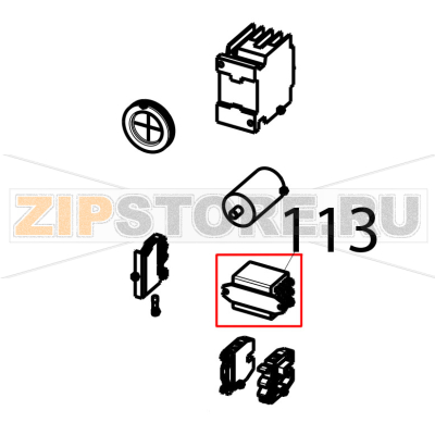 Relay Tecnoinox EFC10M Relay Tecnoinox EFC10MЗапчасть на деталировке под номером: 113