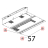 Piedino M10, D=35, H=20, nero opaco Unox XV 703G
