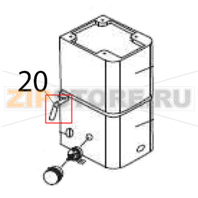 Swinging steam Hurakan HKN-KS5 Swinging steam Hurakan HKN-KS5Запчасть на деталировке под номером: 20