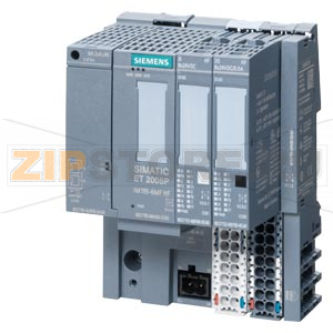 SIMATIC ET 200SP, двухпортовый интерфейсный модуль IM155-6MF High Feature для сетей PROFInet, Ethernet IP, Modbus TCP (MultiFieldbus), 1 слот для SIMATIC BusAdapter, макс. 64 модуля периферии и 16 модулей ET 200AL, множественная горячая замена, опциональн 