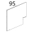 Vetro interno 457x432x6 BETFL Unox XVC 204