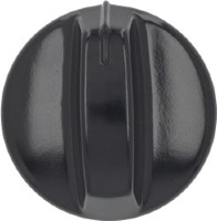 KNOB IGNIS TYPE BLACK ø 40 mm