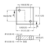 RFID-метка UHF Turck TW860-960-Q31-M-HT-B1090