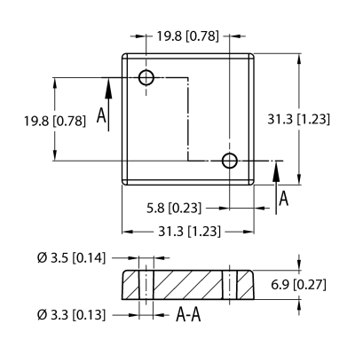 RFID-метка UHF Turck TW860-960-Q31-M-HT-B1090 