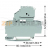 2-conductor fuse terminal block; with pivoting fuse holder; and end plate; for 5 x 20 mm miniature metric fuse; without blown fuse indication; for DIN-rail 35 x 15 and 35 x 7.5; 2.5 mm; Push-in CAGE CLAMP®; 2,50 mm; gray Wago 2002-1611 - 2-conductor fuse terminal block; with pivoting fuse holder; and end plate; for 5 x 20 mm miniature metric fuse; without blown fuse indication; for DIN-rail 35 x 15 and 35 x 7.5; 2.5 mm; Push-in CAGE CLAMP®; 2,50 mm; gray Wago 2002-1611
