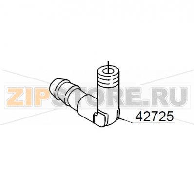 3/8M Ø12 elbow pipe fitting DIHR GS 40 3/8M Ø12 elbow pipe fitting DIHR GS 40Запчасть на деталировке под номером: 42725Название запчасти на английском языке: 3/8M Ø12 elbow pipe fitting DIHR GS 40