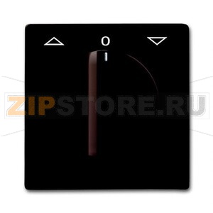 Накладка с поворотной ручкой, коричневая ABB 2CKA001710A3801 