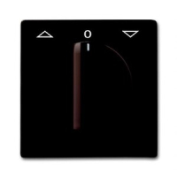 Накладка с поворотной ручкой, коричневая ABB 2CKA001710A3801