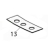 Feed cover label (blue) Godex G500