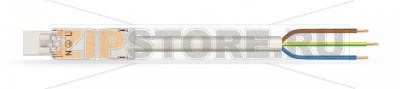 pre-assembled connecting cable; Eca; Plug/open-ended; 3-pole; Cod. A; H05Z1Z1-F 3G 1.0 mm; 7 m; 1,00 mm; white Wago 891-8993/215-702 Protected against mismating and maintenance-freeLow profile with 4.4 mm pole spacing...