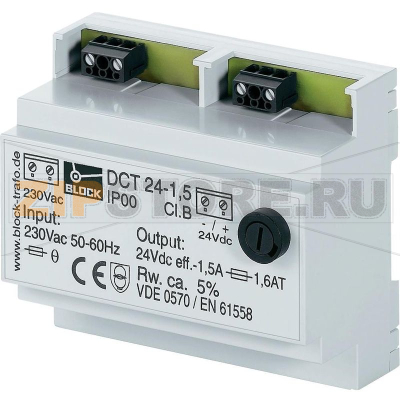 Блок питания на DIN-рейку 1 А Block DCT 12-1 