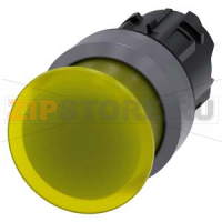 АКТУАТОР ГРИБОВИДНОЙ КНОПКИ С ВОЗМОЖНОСТЬЮ ПОДСВЕТКИ, 22MM, КРУГЛ., ПЛАСТИК С МЕТАЛЛИЧЕСКИМ ФРОНТАЛЬНЫМ КОЛЬЦОМ, КНОПКА ЖЁЛТАЯ, 30MM, БЕЗ ФИКСАЦИИ, С ГРАВИРОВКОЙ ЛАЗЕРОМ, НИЖНИЙ РЕГИСТР Siemens 3SU1031-1AD30-0AA0-Z&nbsp;Y12