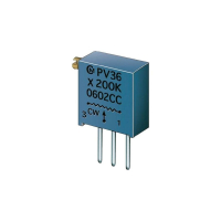 Резистор подстроечный 0.5 Вт, 25 оборотов, линейный, 20 кОм, 9000°, 1 шт Murata PV36X203C01B00