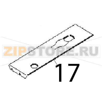 Traversa alimentaz. Angelo Po 1G1CP2G Traversa alimentaz. Angelo Po 1G1CP2GЗапчасть на деталировке под номером: 17