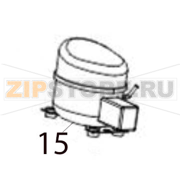 Compressor Hurakan HKN-IMC30 Compressor Hurakan HKN-IMC30Запчасть на деталировке под номером: 15