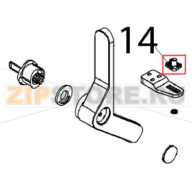 Supporto porta Angelo Po FX82E2T Supporto porta Angelo Po FX82E2TЗапчасть на деталировке под номером: 14