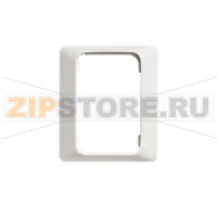 Рамка одноместная, белая ABB 2TKA000813G1