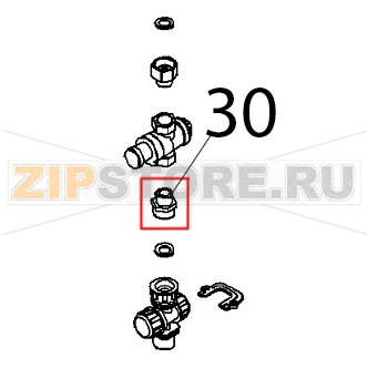 Nipplo M1/2-3/4&quot; Angelo Po FX101G2 Nipplo M1/2-3/4" Angelo Po FX101G2Запчасть на деталировке под номером: 30