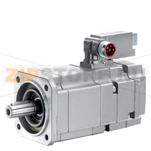 SIMOTICS S 1FK7 synchronous servo motor Compact naturally cooled; NN=3000rpm; UDC=24V; IMB 5 design; Power connector rotatable; Resolver multi-pole; smooth shaft, tolerance N with holding brake; Degree of protection IP64; S27: Customer-specific version Cu 