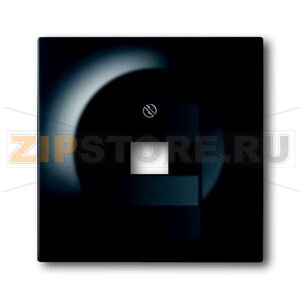 Накладка для однопостовой розетки с полем для надписи ABB 2CKA001753A0162 