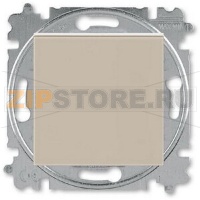 Выключатель одноклавишный, кофе макиато/белый ABB 2CHH590145A6018